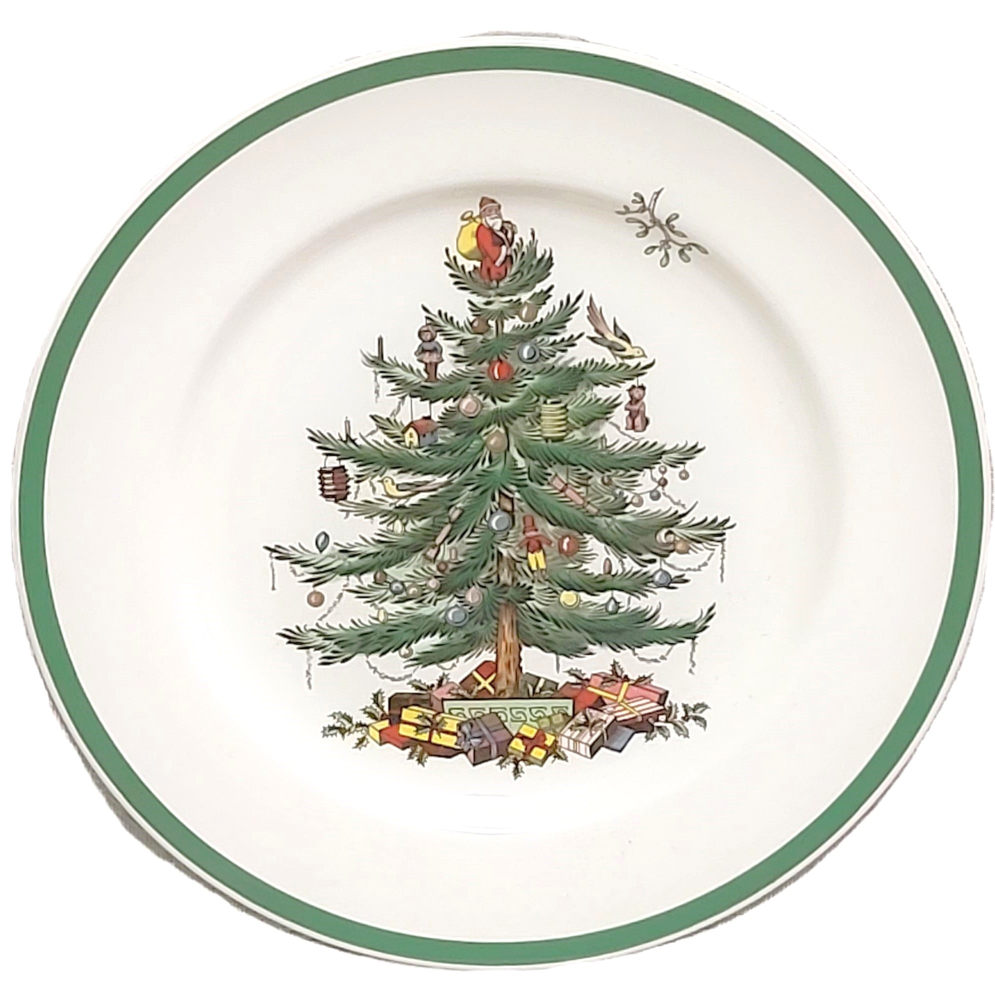 Copeland Spode England Plate - Christmas Tree # S3324 - Click Image to Close