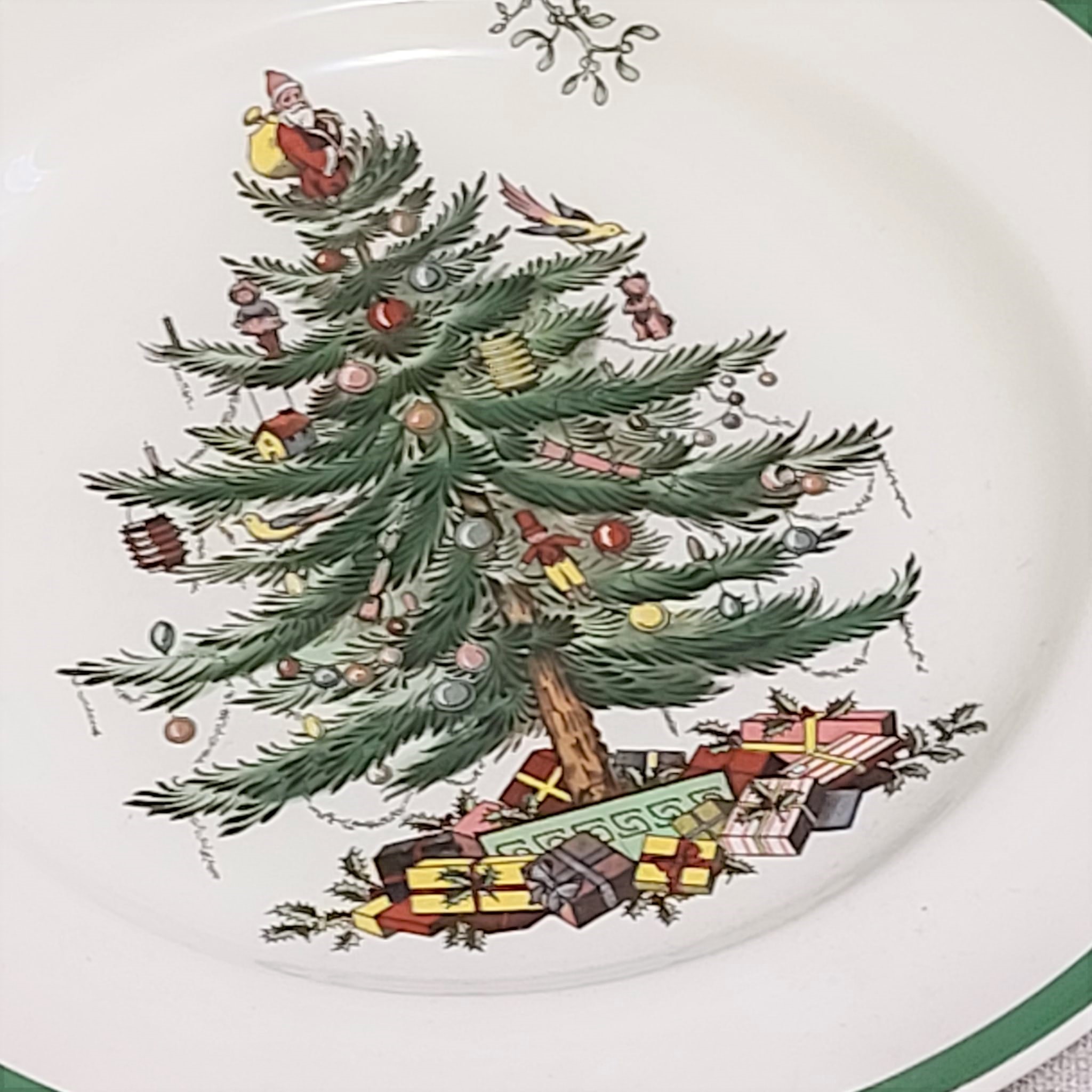 Copeland Spode England Plate - Christmas Tree # S3324