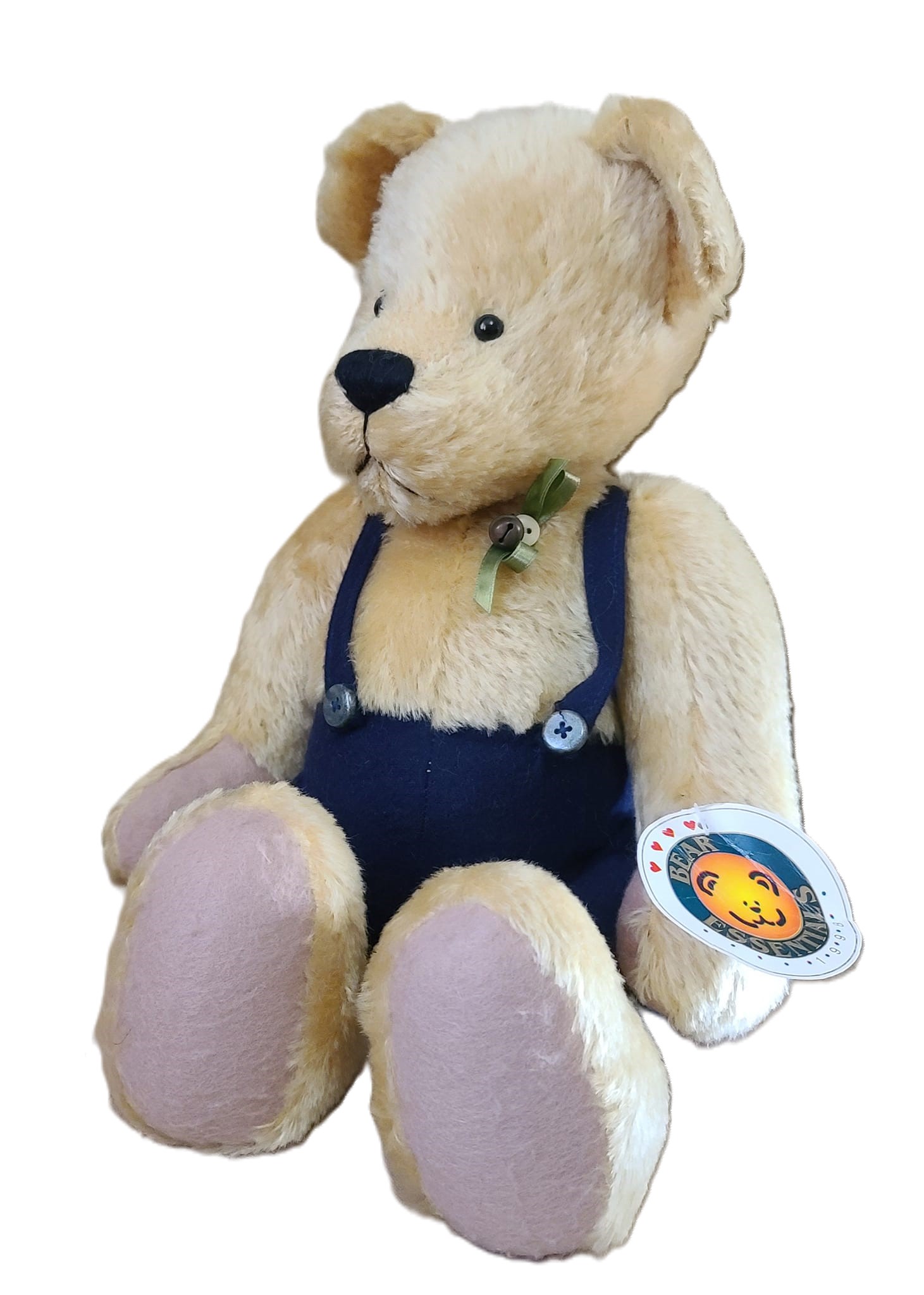 Bear Essentials Retired 1998 Mohair Bear Spencer w/ Suspenders
