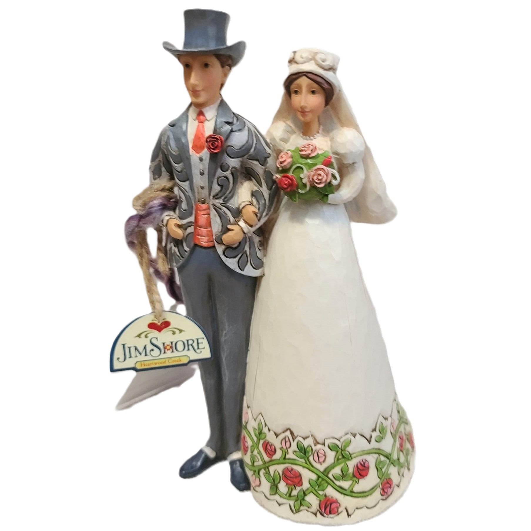 Jim Shore Cake Topper Bride and Groom Victorian