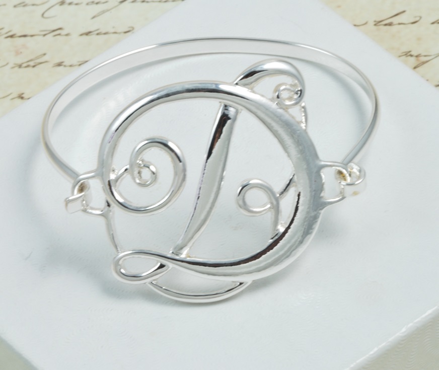 D on sale initial bracelet