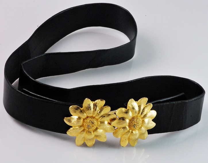 sunflower belt buckle