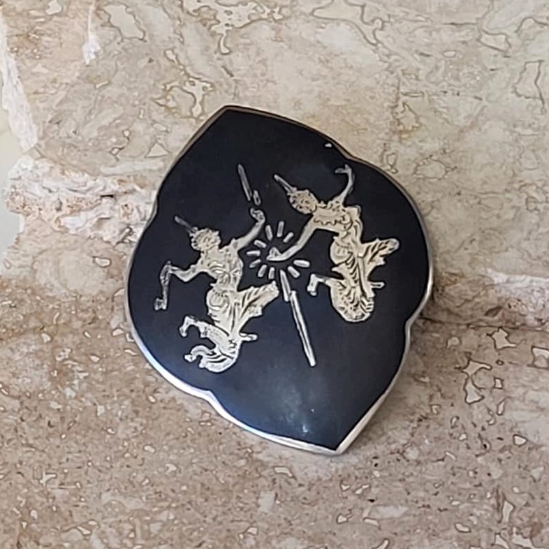SIAM Signed Sterling Silver Pin