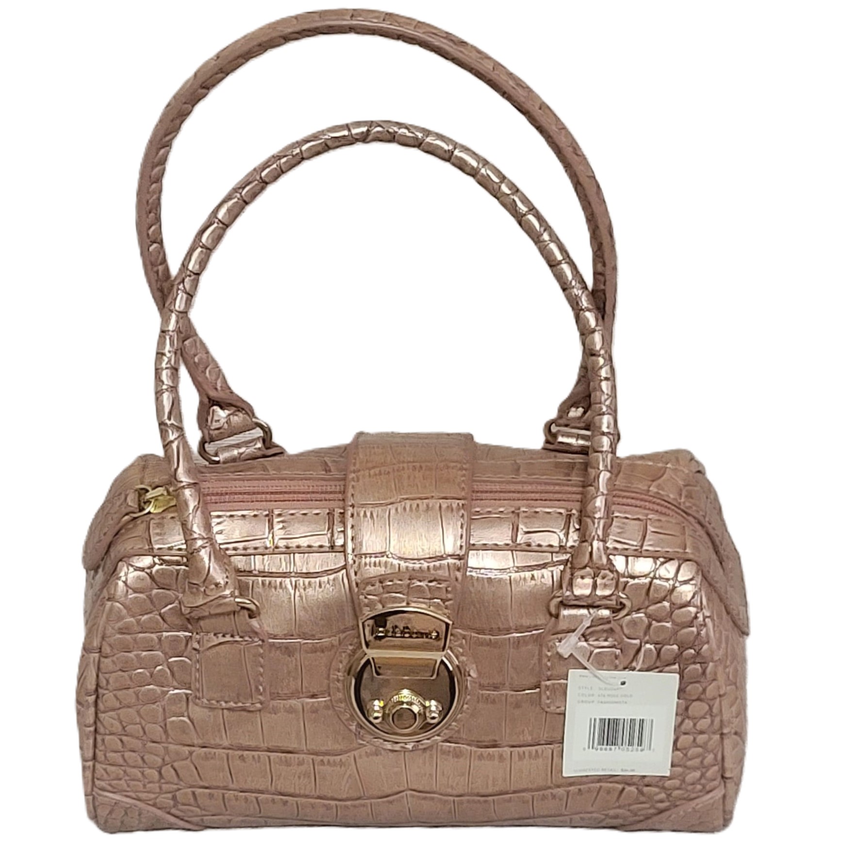 Liz Claiborne Pearlized Croc Handbag NWT - Click Image to Close