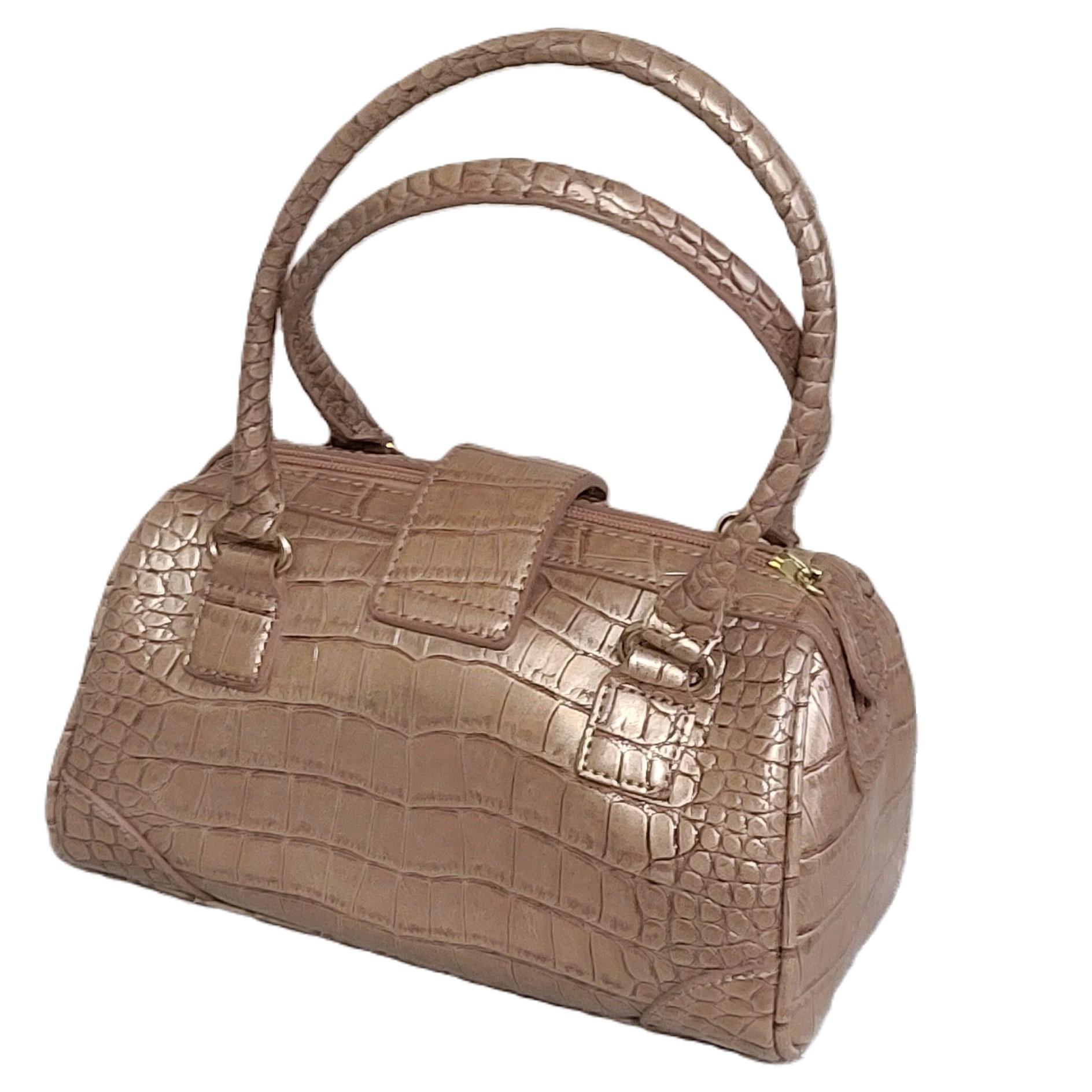 Liz Claiborne Pearlized Croc Handbag NWT
