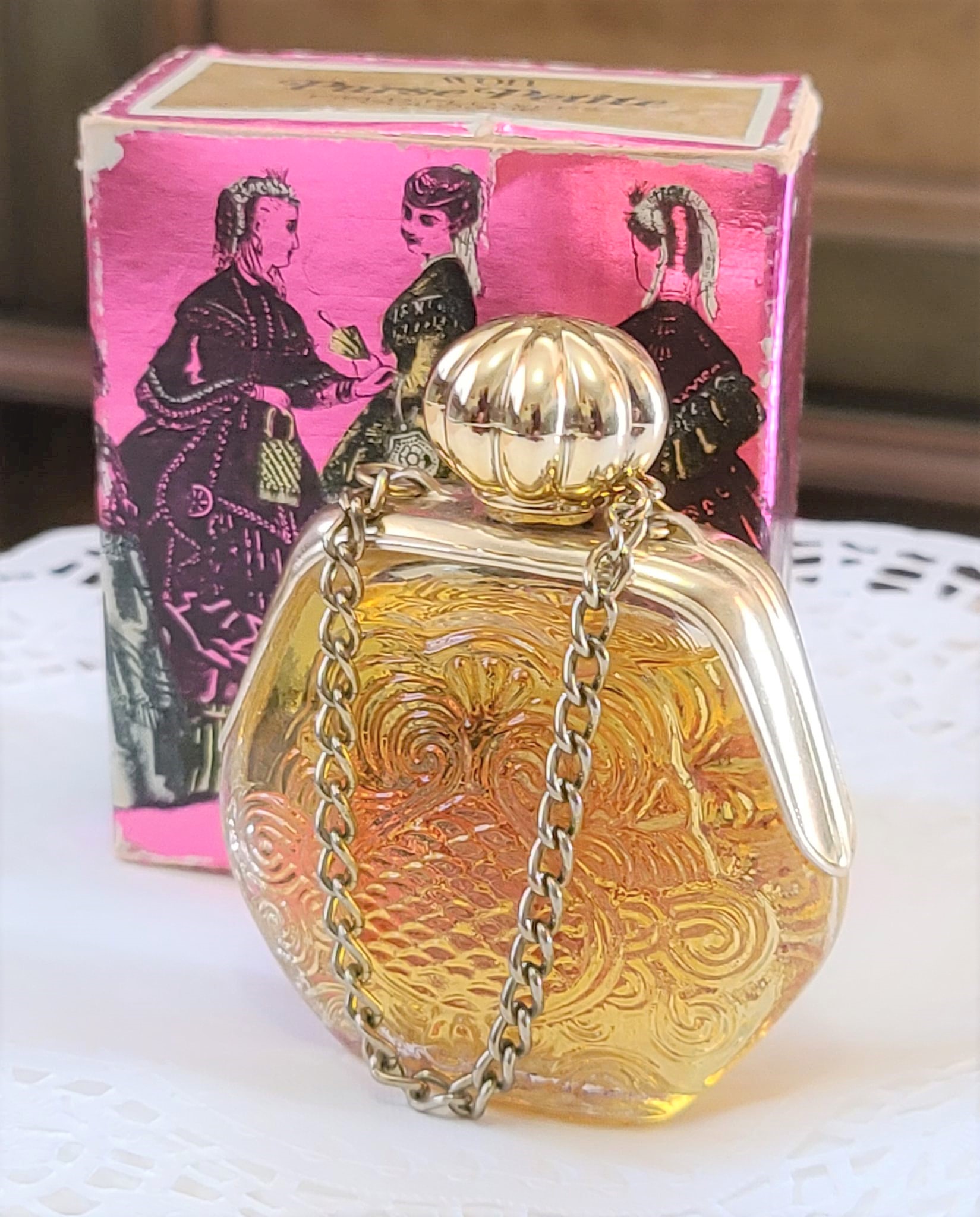 Vintage Avon Purse Petite Field Flowers Perfume