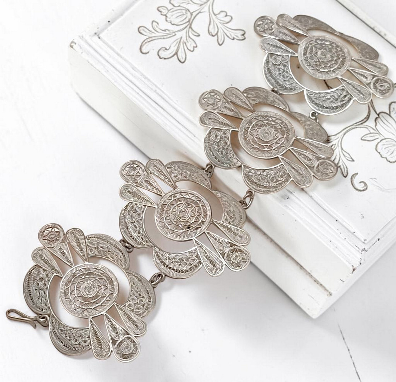 Victorian Lace Vintage Statement Bracelet