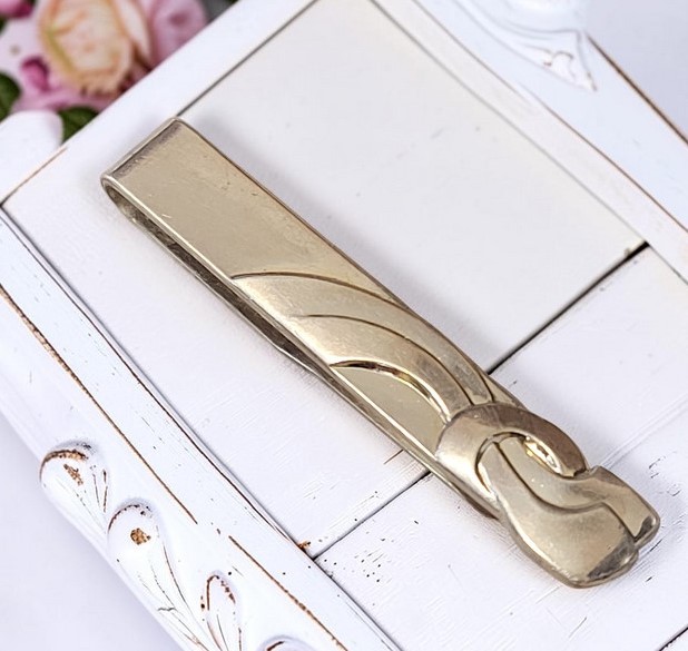 Vintage Money Clip Stamped 1/20 12KT GF Gold Filled