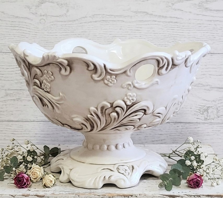 Inarco Pottery Ceramic Pedistal Candy Dish