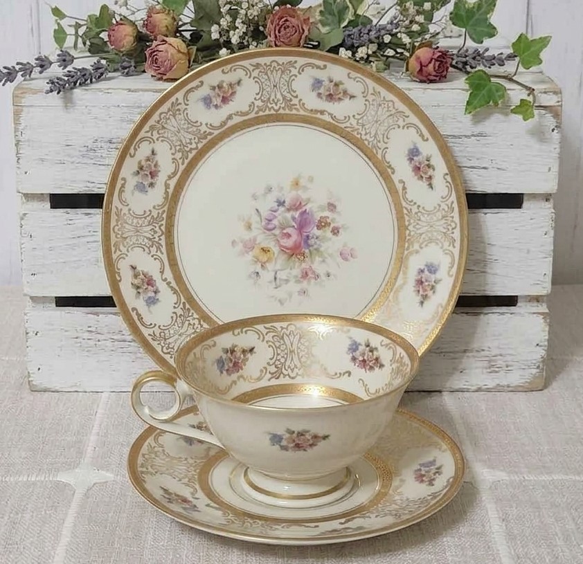 Seltinavy Weidew Baveria High Tea Cup, Saucer & Cake Plate