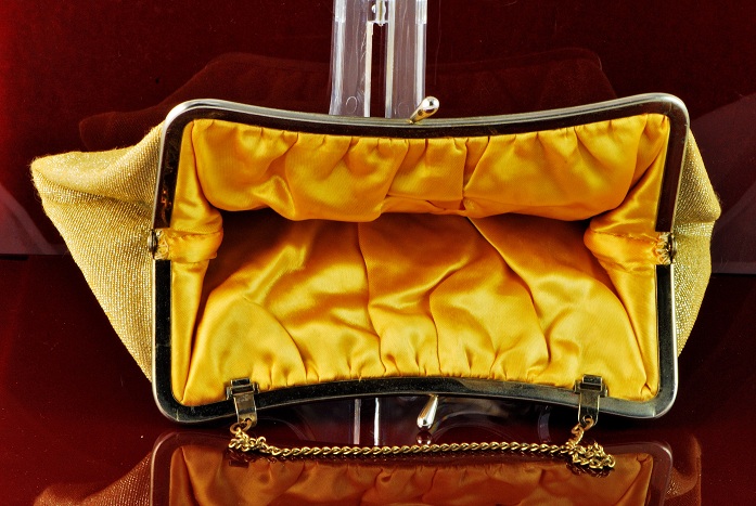 Gold Sparkle Vintage Handbag