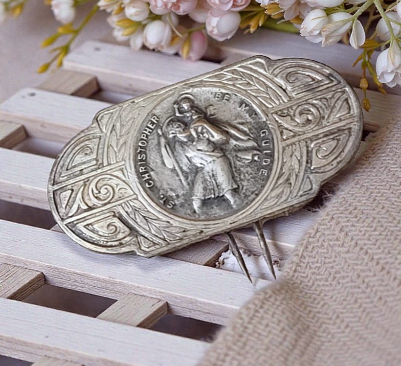 Religious St. Joseph Be My Guide Stick Pin