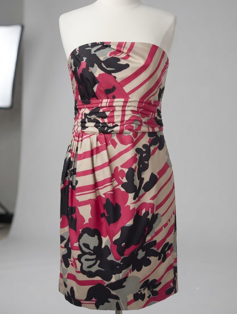 The Limited Bustier Shirred Waist Dress NWT