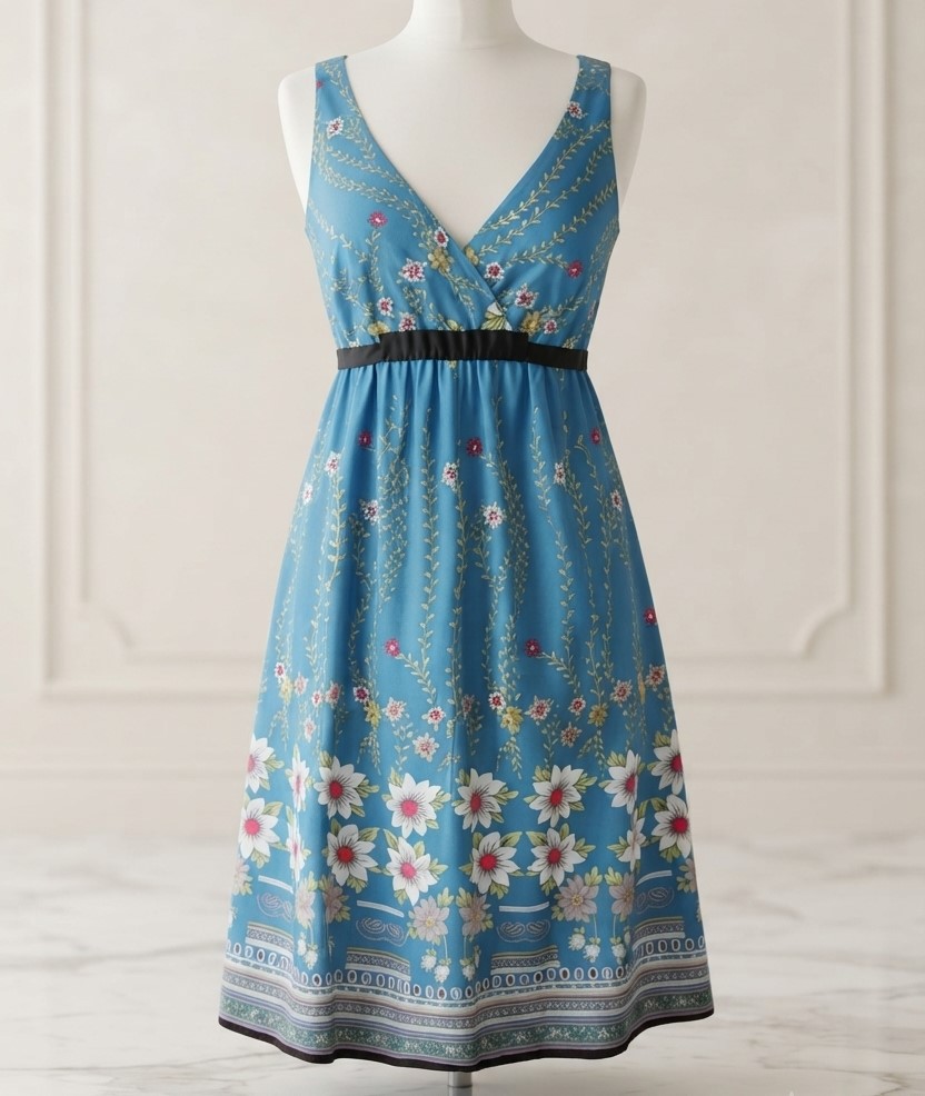 Geri C Cotton Floral Sundress NWT Size M