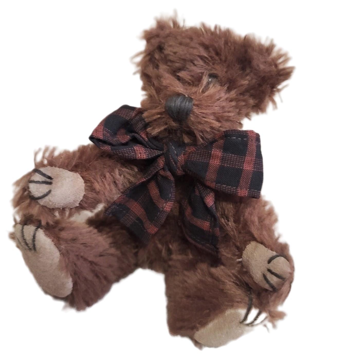 Boyds Bear Mohair Collection 97-98 Retired Plaid Bow