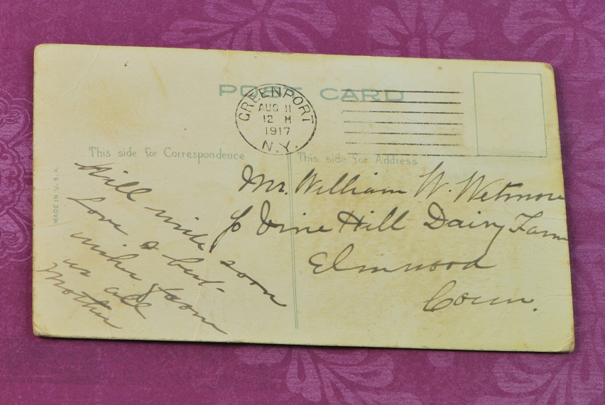 Postcard 1917 A Birthday Wish