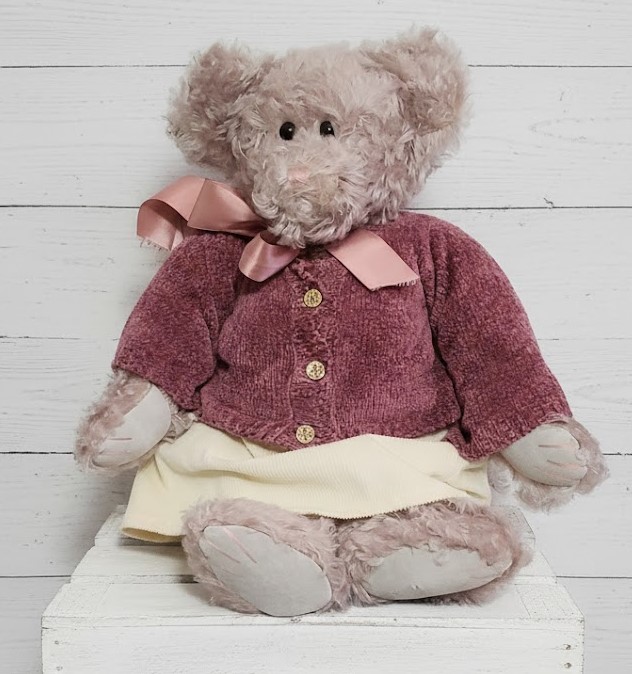 Boyds Bear Mohair Nancy D. Bearington w/Chenille Sweater