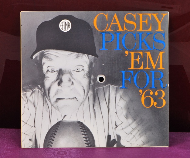 Casey Stengel Picks Em for 1963 Record and Booklet