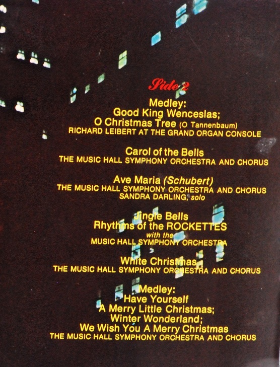 Radio City Music Hall Merry Christmas New York 1972 Sealed