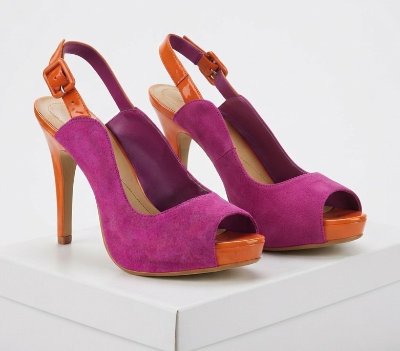 APT. 9 Peep Toe Platform Sling Back Heels