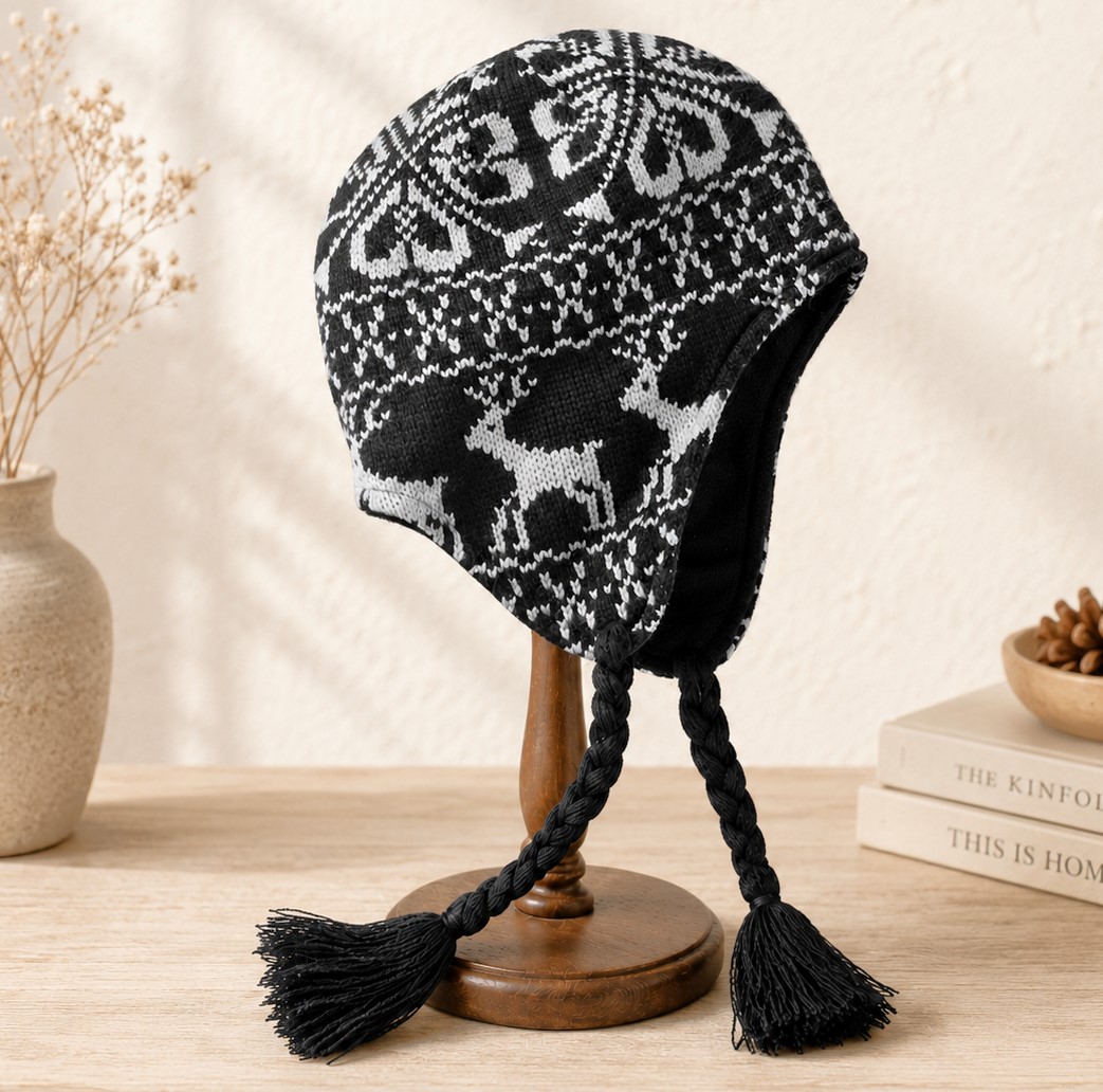 Urban Pipeline Reindeer Peruvian Winter Hat Unisex