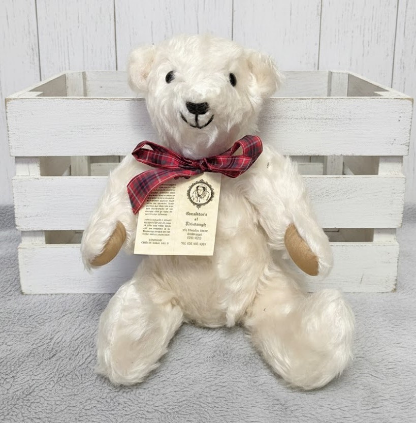 Collectible bear, Geraldine's of Edinburgh Mohair Bear, Robert, Limited Edition, Retired bear 1984