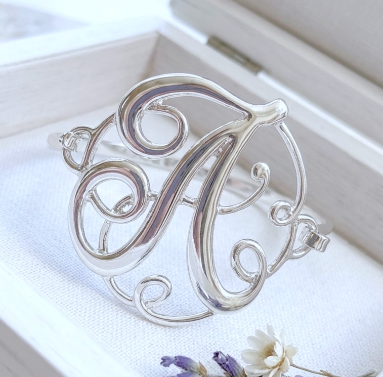 Fashion Initial Bracelet Letter "A"