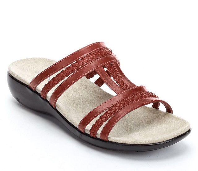 Croft & Barrow Sandals - Color Poppy Size 7.5