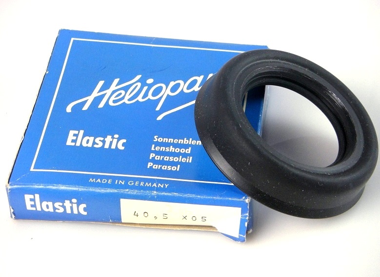 Vintage Rare Heliopan Elastic Rubber Lenshade Sz 40.5 x .05