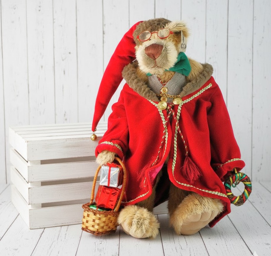 Effanbee Mohair Oh Josh as Ebaneezer Christmas Bear