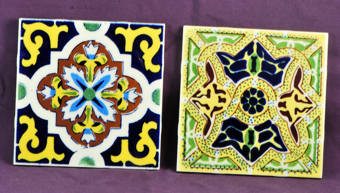 Dal Tile Mexico Vintage Set (2) Trivet Tiles