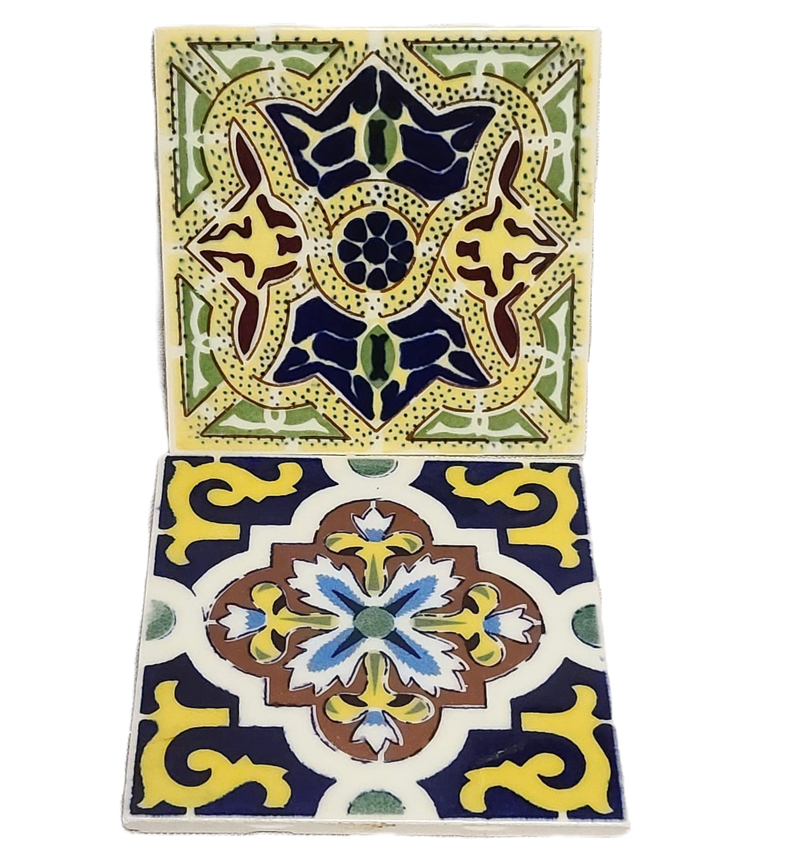 DalTile Mexico Vintage Set (2) Trivet Tiles - Click Image to Close