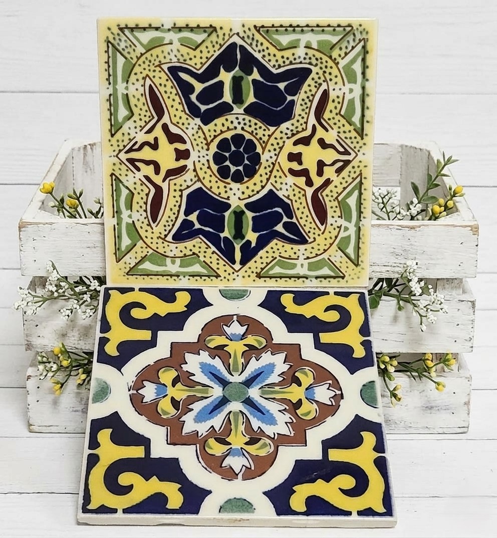 DalTile Mexico Vintage Set (2) Trivet Tiles