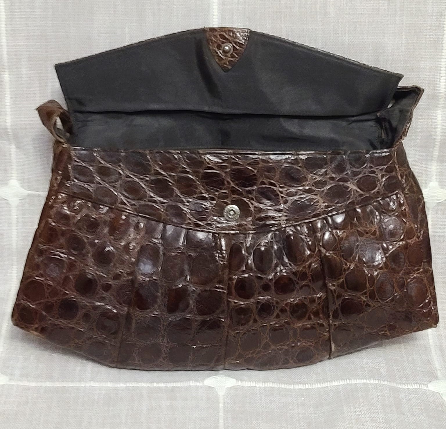 Vintage GABER BAGS Genuine Alligator Reptile Handbag