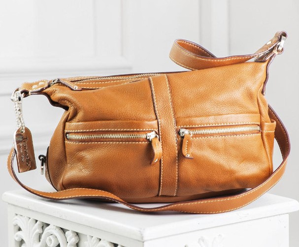 Tignanello Pebbled Leather Handbag