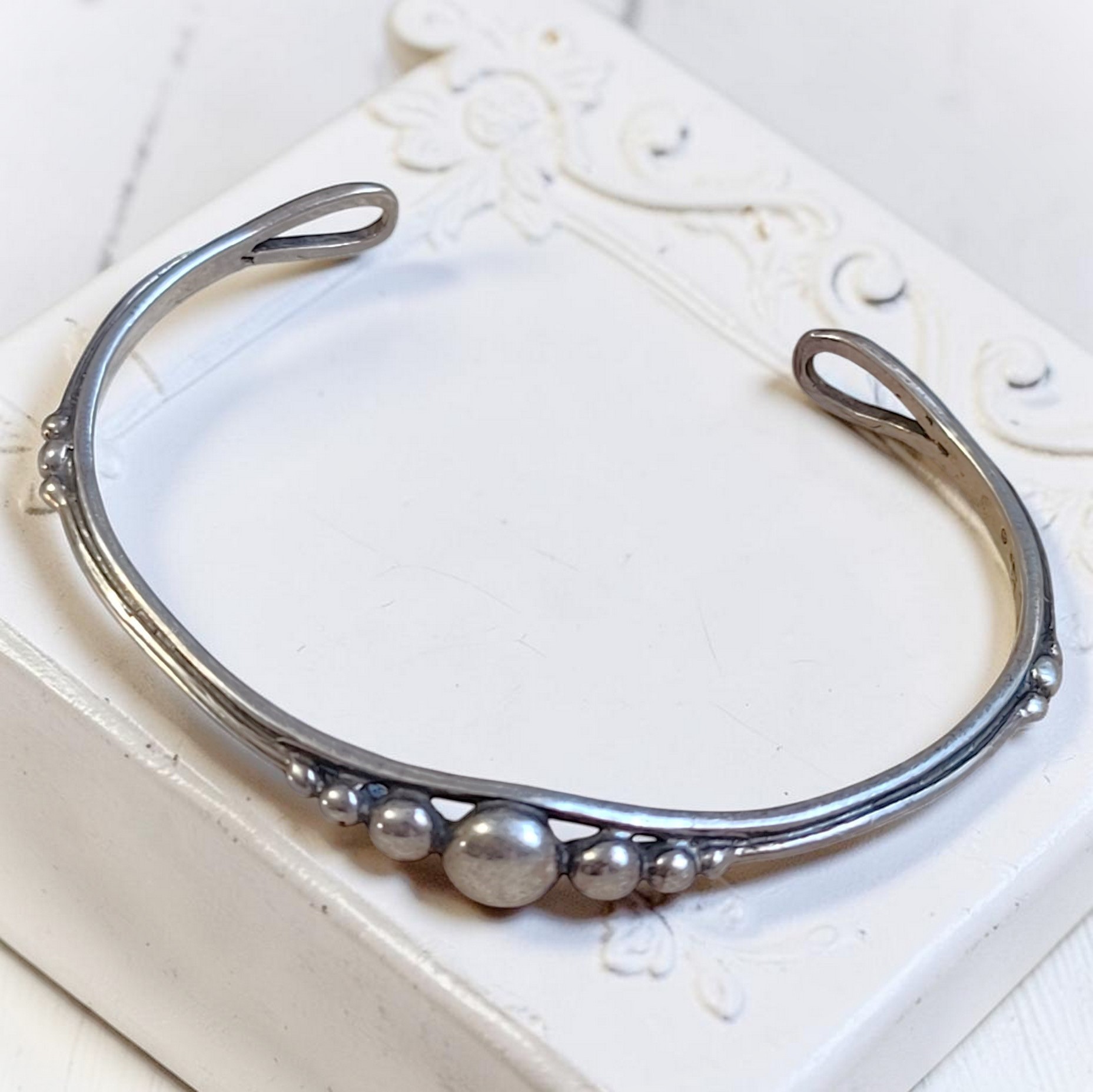 Arizona Indian Reservation Artist made Sterling Silver Bracelet