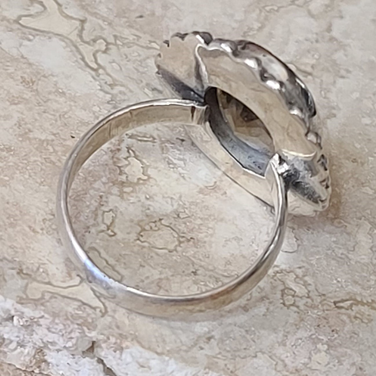 Smokey Topaz 925 Sterling Silver Ring Size 8 1/2