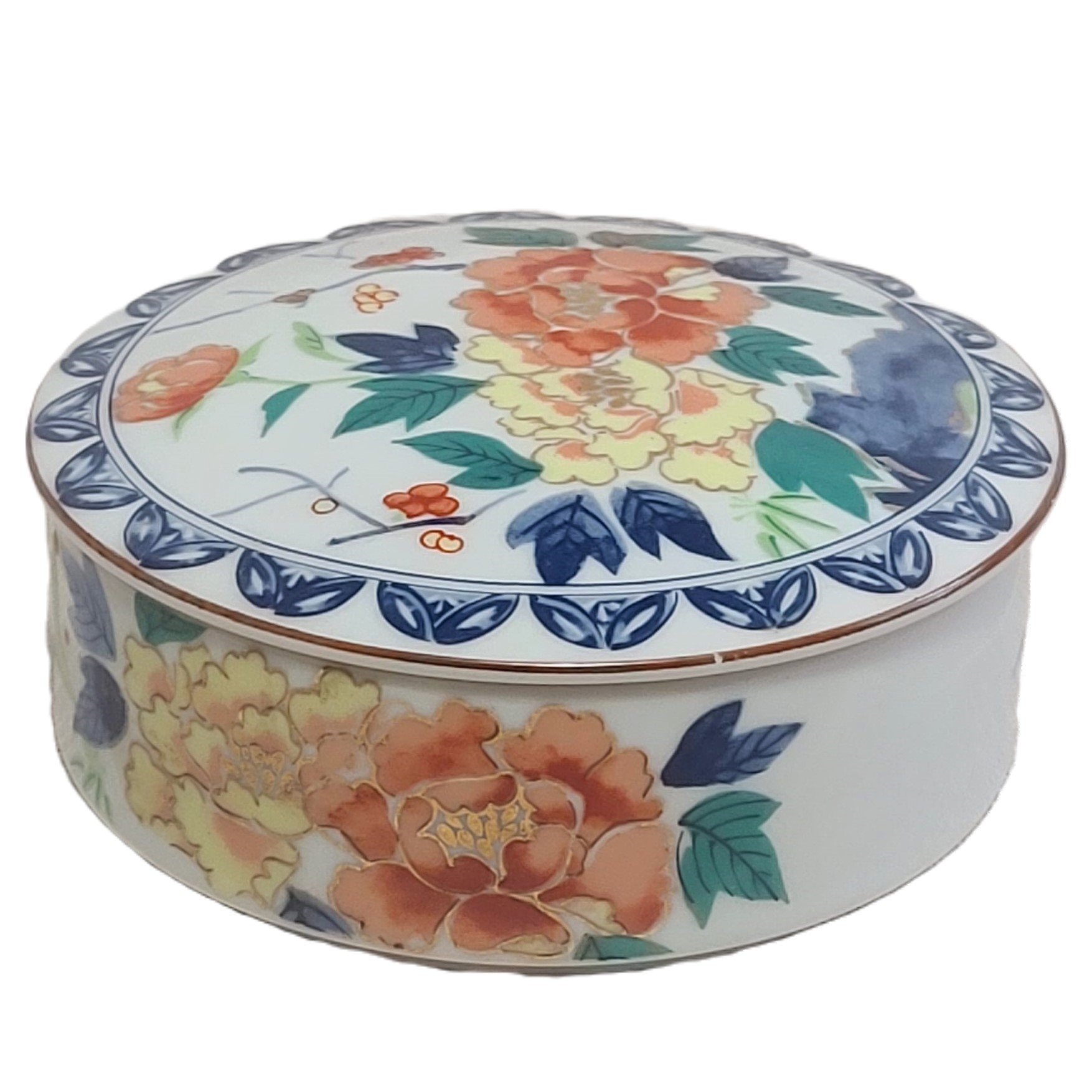 Vintage Handpainted Japan Porcelain Jewlery Box