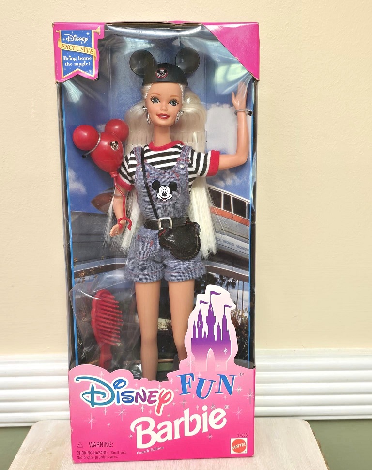 Disney Exclusive Fun BARBIE Doll 1996 NIB Special Fourth Edition Mattel 17058