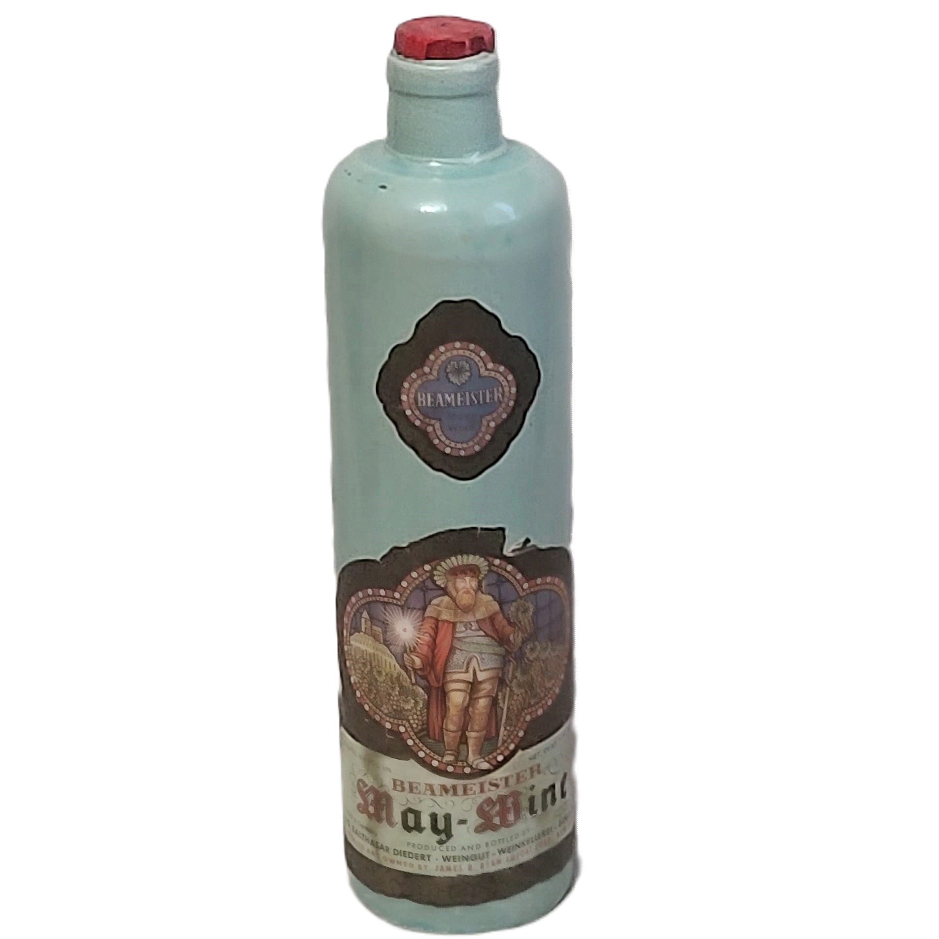 Vintage Beameister Stoneware Bottle German Zeller Schwarze Katz - Click Image to Close
