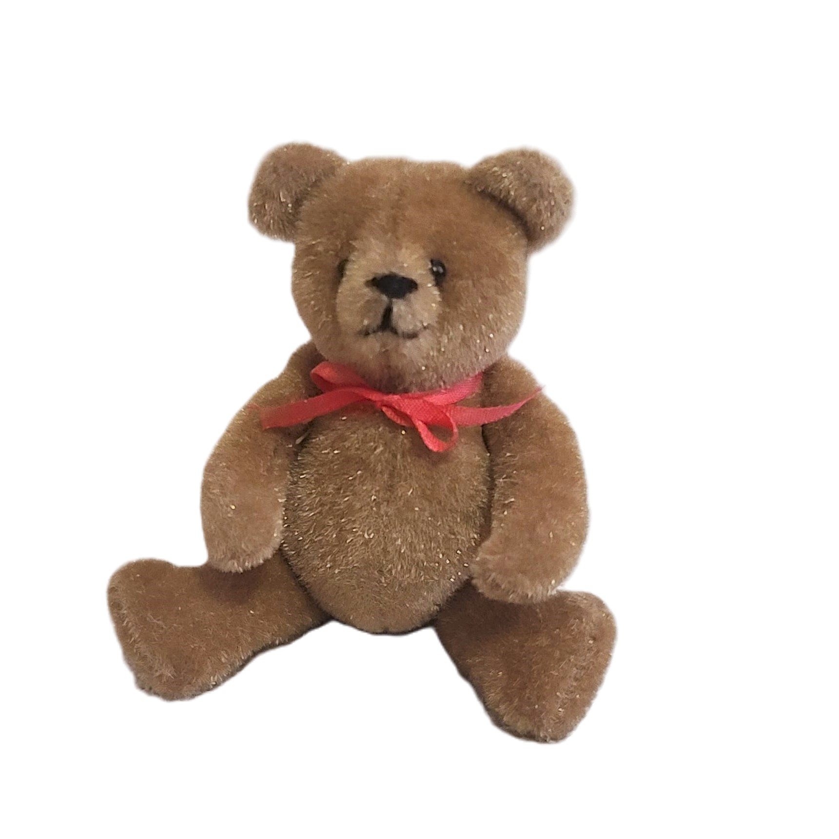 Vintage mini bear jointed bear 4" tall - Click Image to Close
