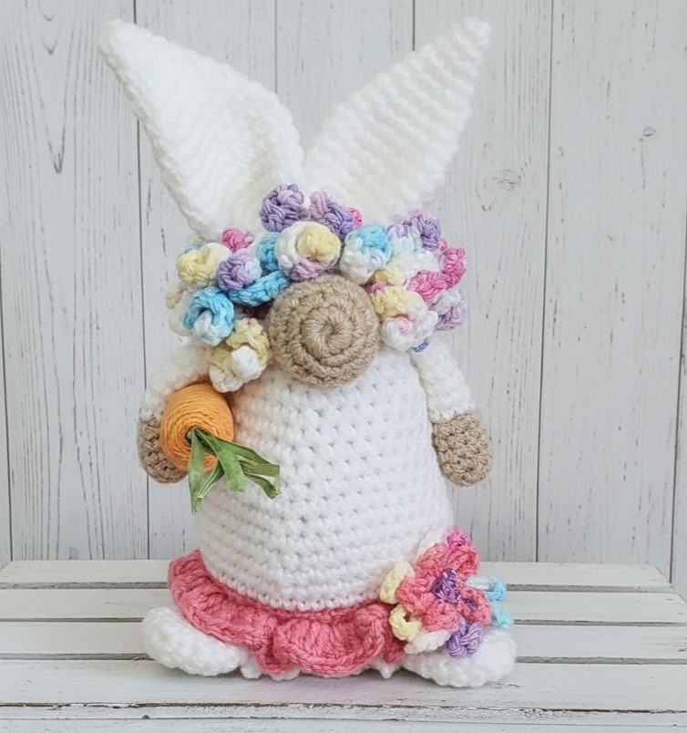 Crochet Bunny Rabbit Gnome Spring Gnome
