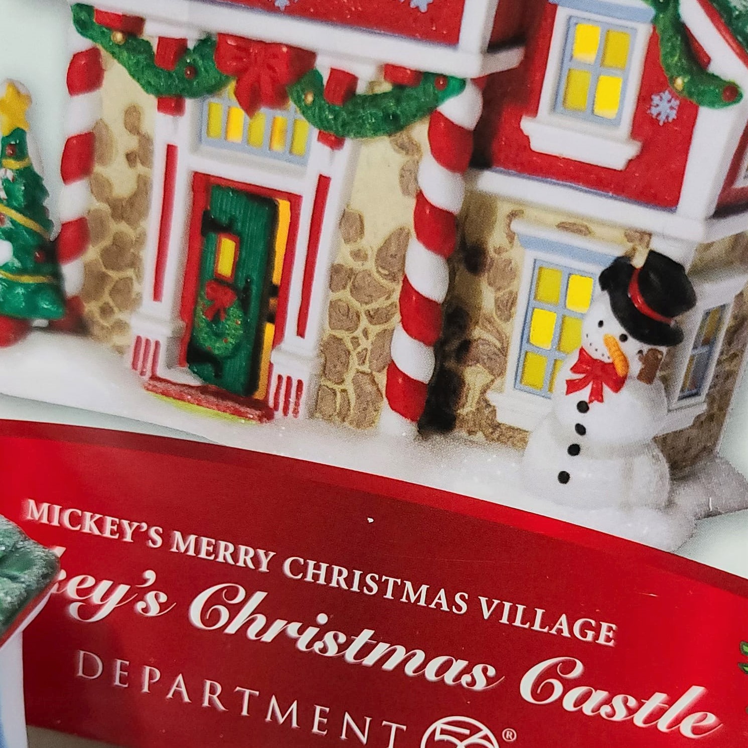 Department 56 Disney Christmas Village Mickey's Castle