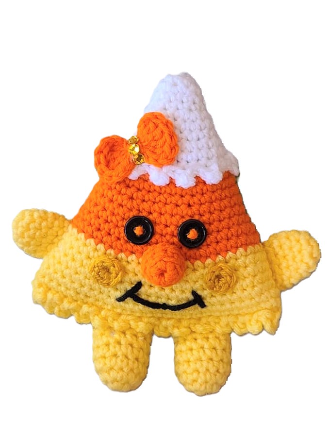 Crochet Funny Candy Corn Man