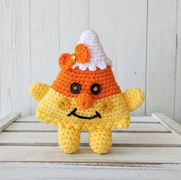 Crochet Funny Candy Corn Man