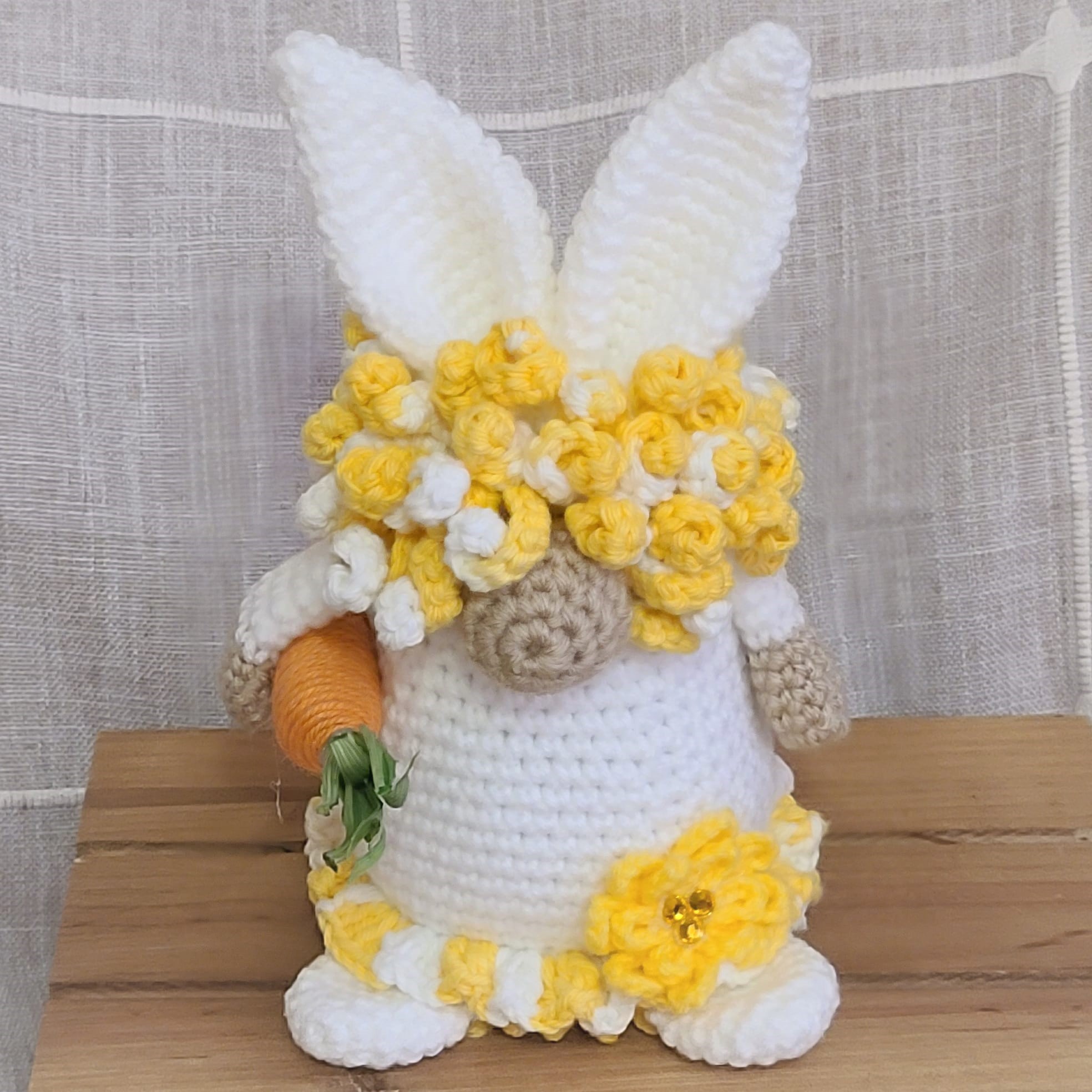 Crochet Bunny Rabbit Gnome Spring Gnome