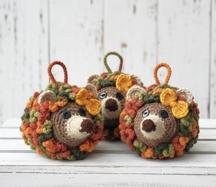 Crochet Amigurumi hedgehog