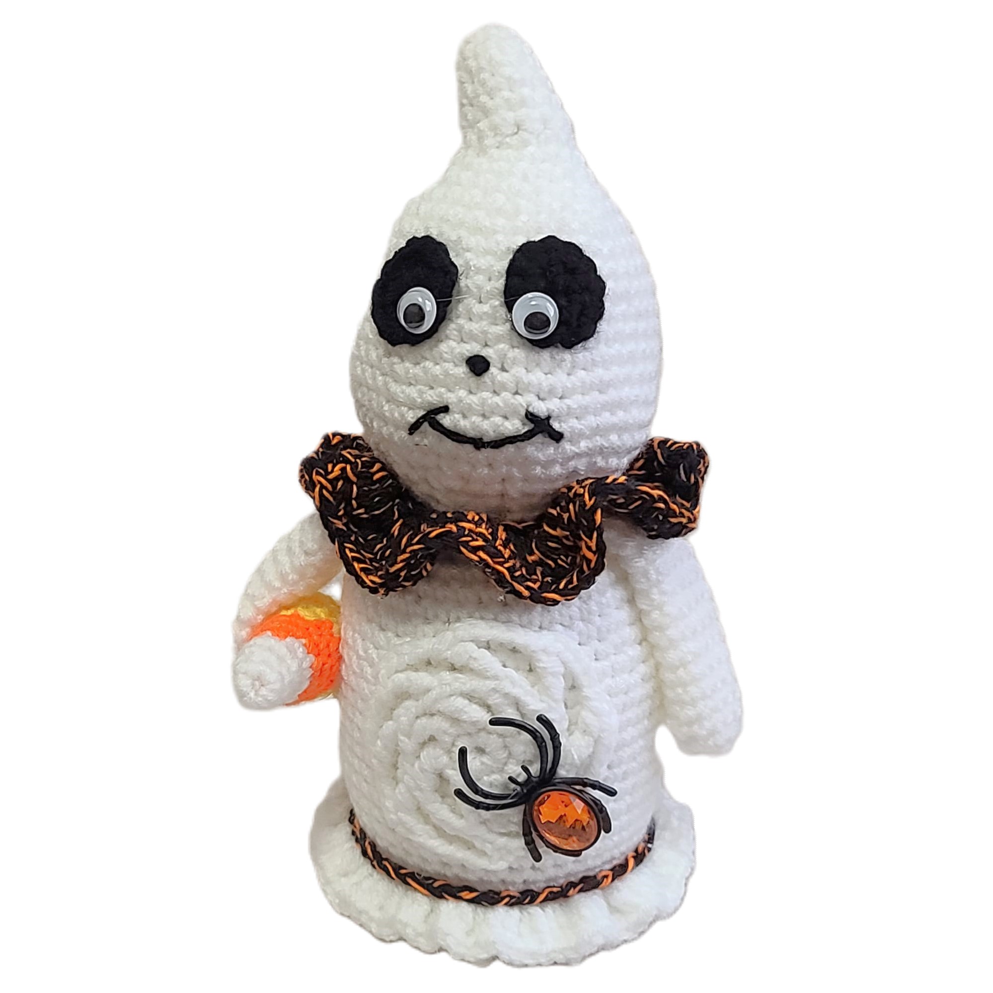 Crochet amigurumi handmade ghost