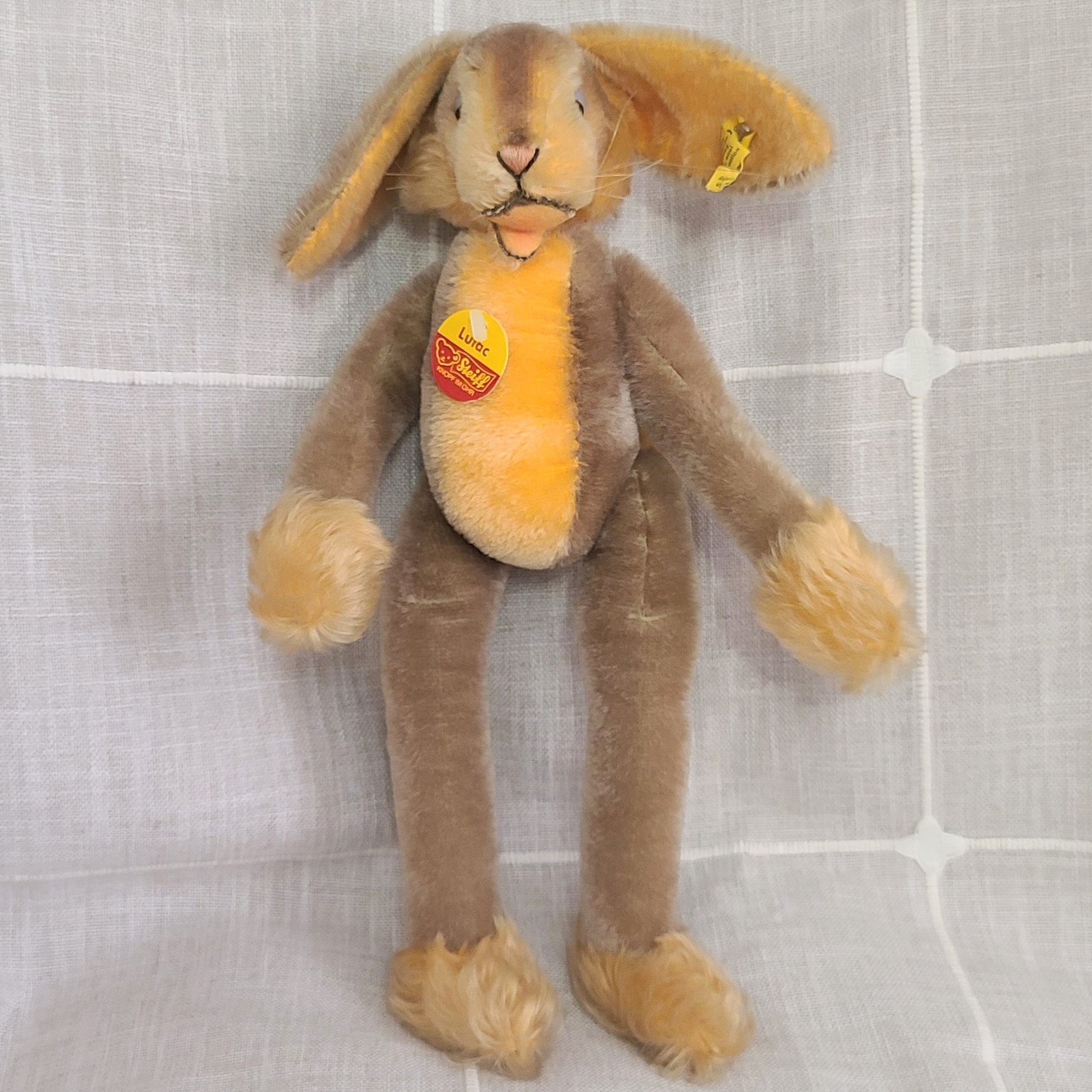 STEIFF Lulac mohair bunny rabbit 17" with tag