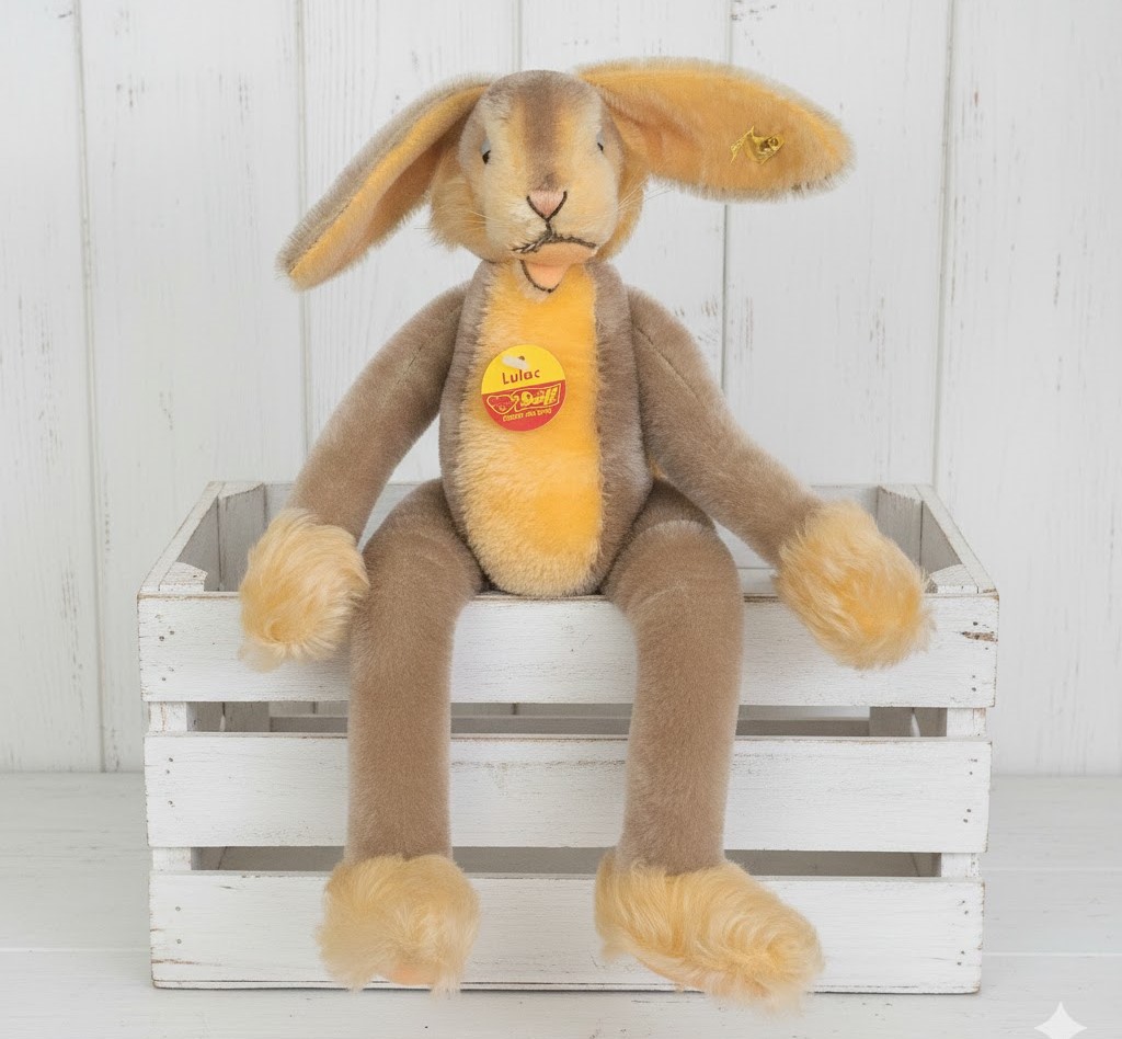 STEIFF Lulac mohair bunny rabbit 17" with tag